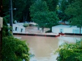 Un camping de Fréjus, inondé le 16 juin 2010