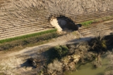 Cratère, vue aérienne