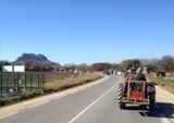 Les agriculteurs sont allé boucher une brèche à Roquebrune sur Argens