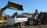 Les agriculteurs sont allé boucher une brèche à Roquebrune sur Argens