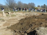 Les agriculteurs sont allé boucher une brèche à Roquebrune sur Argens