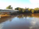 sous le pont de la RD559 (ex-RN98)