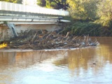 sous le pont de la RD559 (ex-RN98)