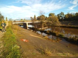 Le canal du Reyran vers l'embouchure de l'Argens