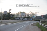 6 mars 2013, Opération Banderoles-1 avec FDSEA-JA-VIVA, « SIACIA, AFAF, commissions, c'est du bidon », RDN7, Rd-point « de la Bouverie »