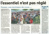 l'essentiel n'est réglé l'essentiel n'est réglé