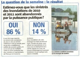 Var matin, la question de la semaine - Les sinistrés des inondations de 2010 et 2011 sont-ils abandonnés de la puissance publique ?