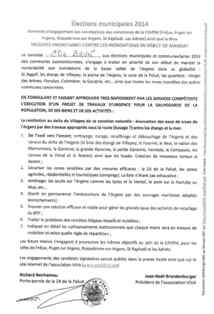 Elie Brun, candidat à Fréjus (83) a signé l'engagement à prendre des mesures prioritaires contre les inondations en début de son mandat s'il est élu maire de Fréjus