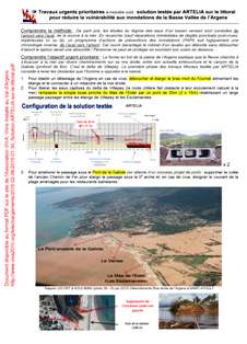 Travaux urgents prioritaires à moindre coût : solution testée par ARTELIA sur le littoral pour réduire la vulnérabilité aux inondations de la Basse Vallée de l’Argens