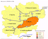 Carte de vigilance incendie émanant de la Préfecture du Var