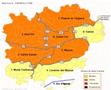 Carte de vigilance incendie émanant de la Préfecture du Var