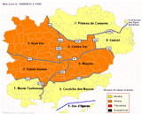 Carte de vigilance incendie émanant de la Préfecture du Var