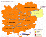 Carte de vigilance incendie émanant de la Préfecture du Var