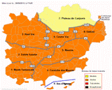 Carte de vigilance incendie émanant de la Préfecture du Var