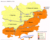 Carte de vigilance incendie émanant de la Préfecture du Var
