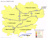 Carte de vigilance incendie émanant de la Préfecture du Var